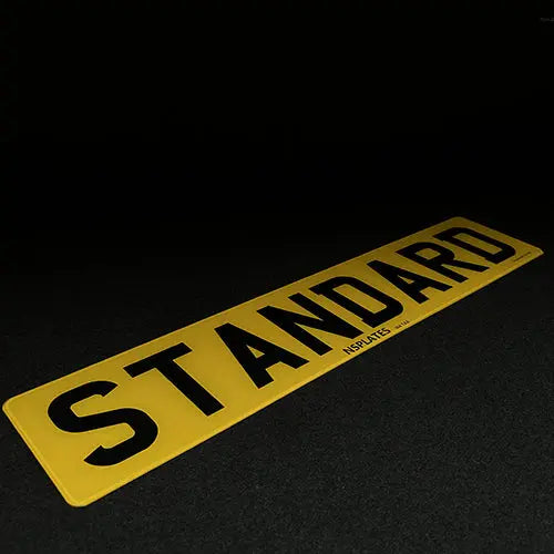 This Picture is about Standard Plate - Timeless style for your vehicle.